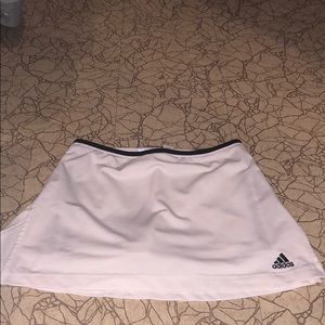 white adidas tennis skirt